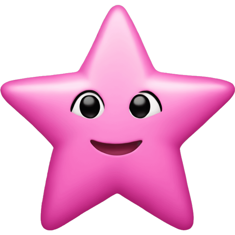 Pink star emoji