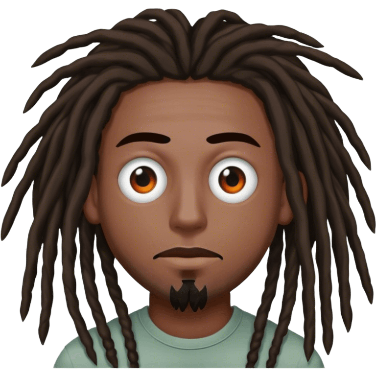 guy with dreads and one eye emoji