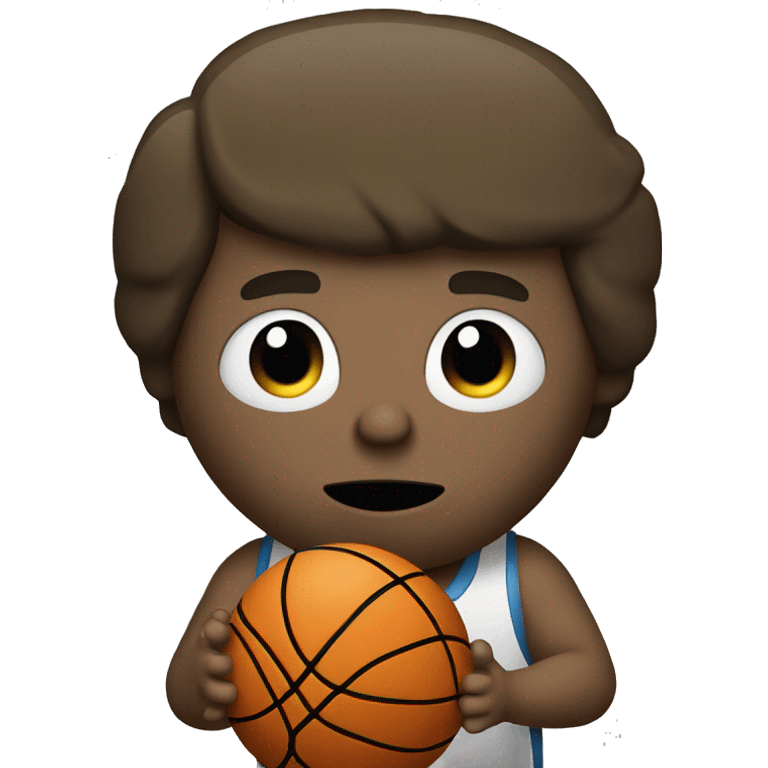 Peter griffen shoot a basketball in the dark emoji