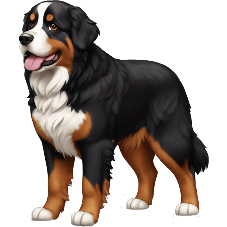 Bernese Mountain Dog Full Body emoji