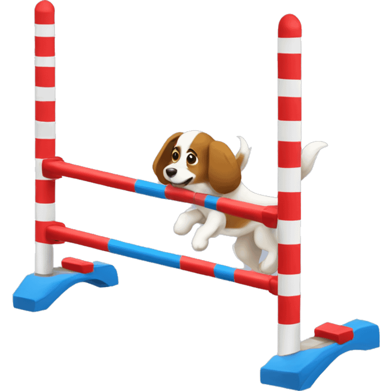 dog agility obstacle emoji