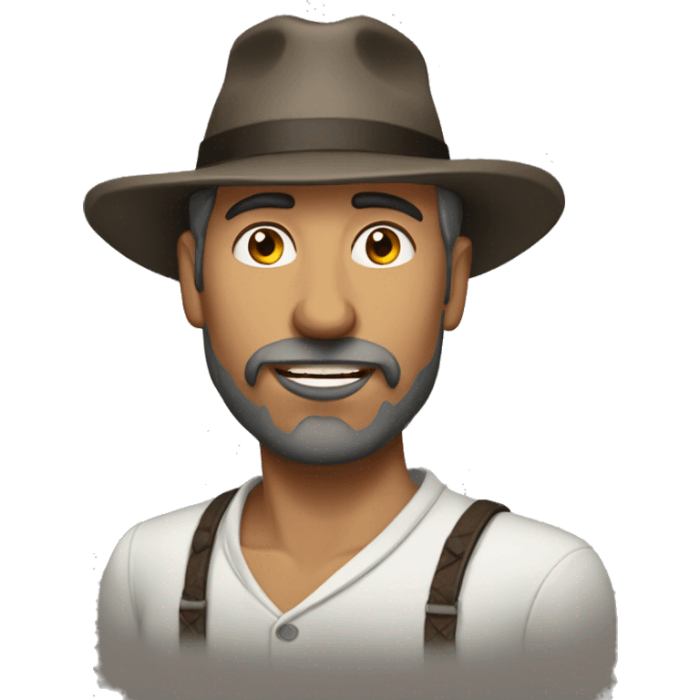 Hombre buchón  emoji