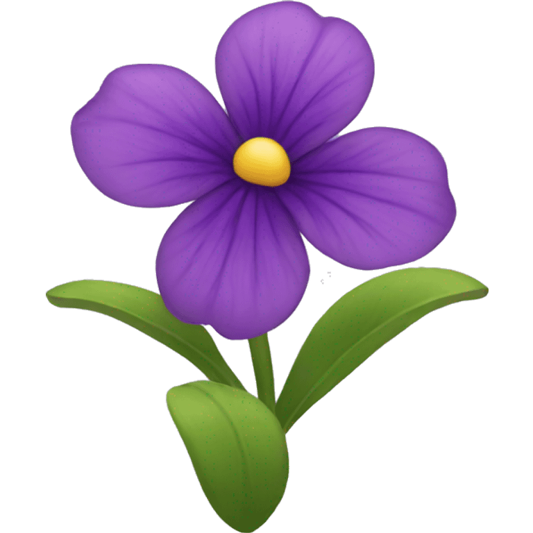 violet flower emoji