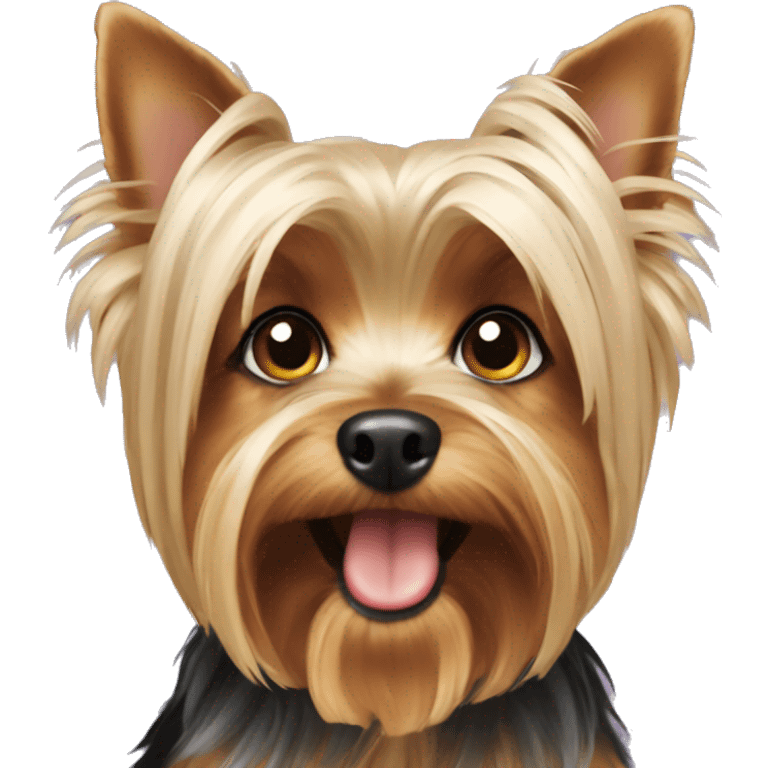 Girl Yorkshire terrier  emoji