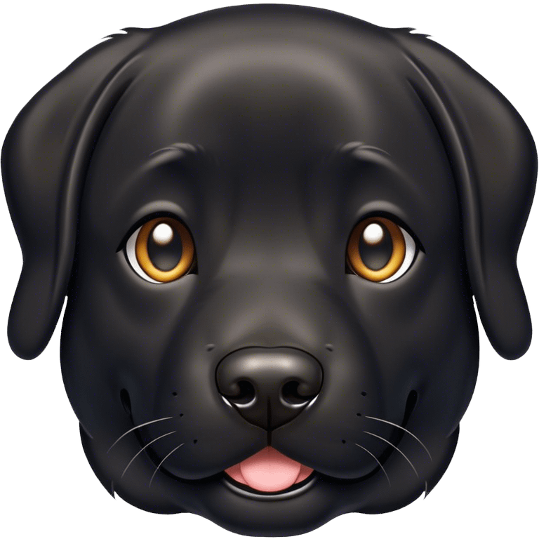 Black lab emoji