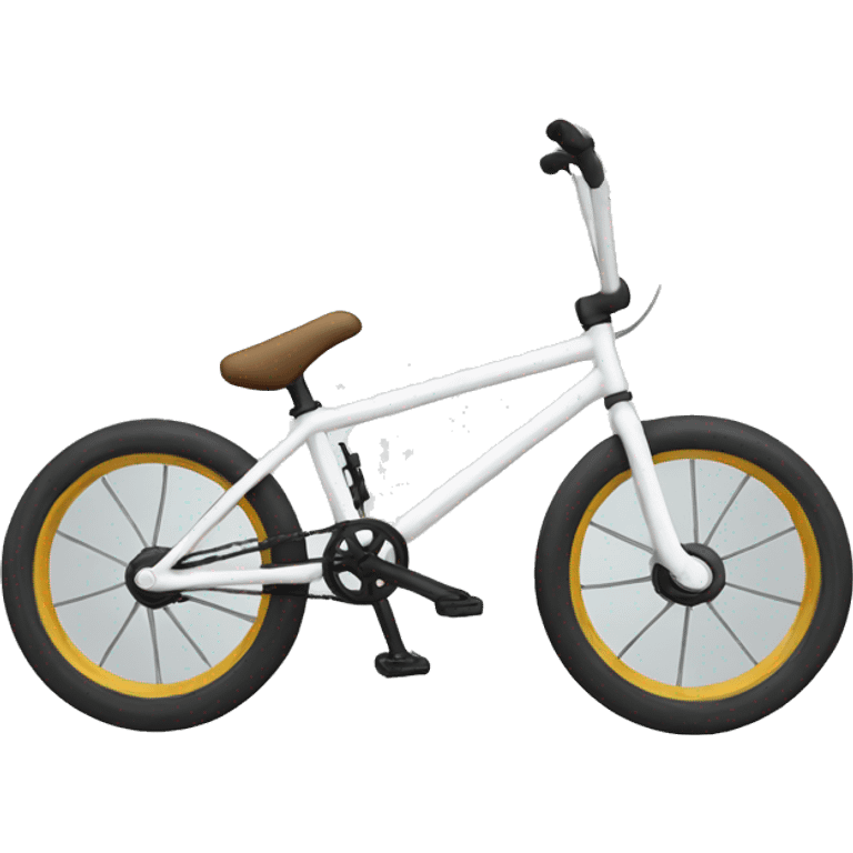 white bmx emoji