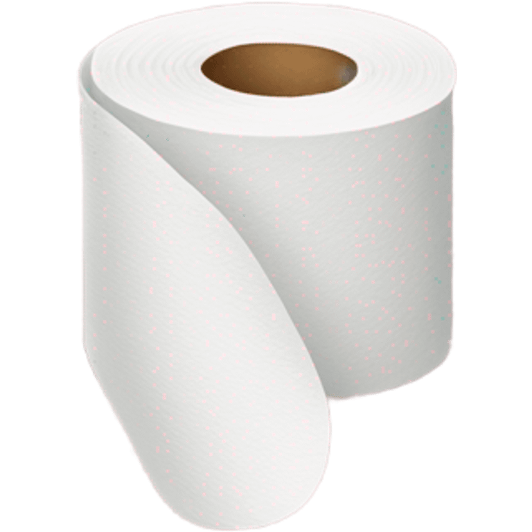 Pink roll of toilet paper  emoji