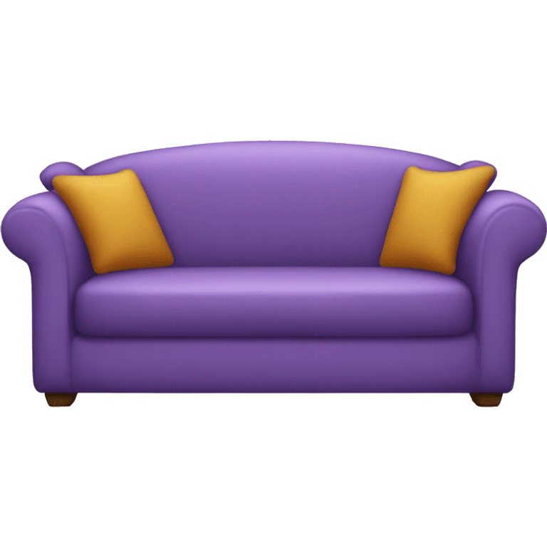 Purple couch emoji