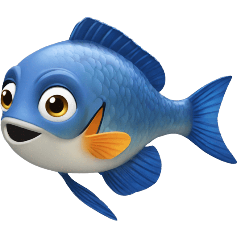 Create a lori fish emoji from Nemo emoji