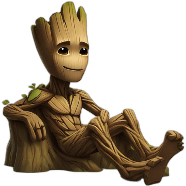 groot qui dort emoji