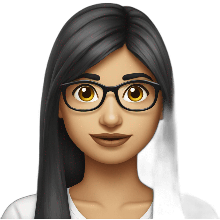 Mia Khalifa yogourt face SFW SAFE emoji