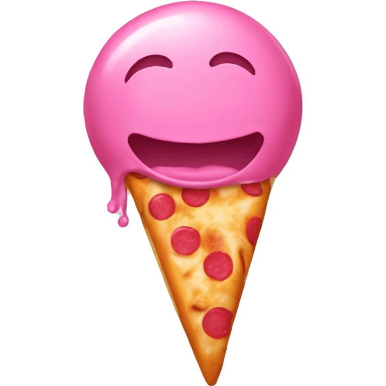 bubble gum but the flavor is pizza emoji