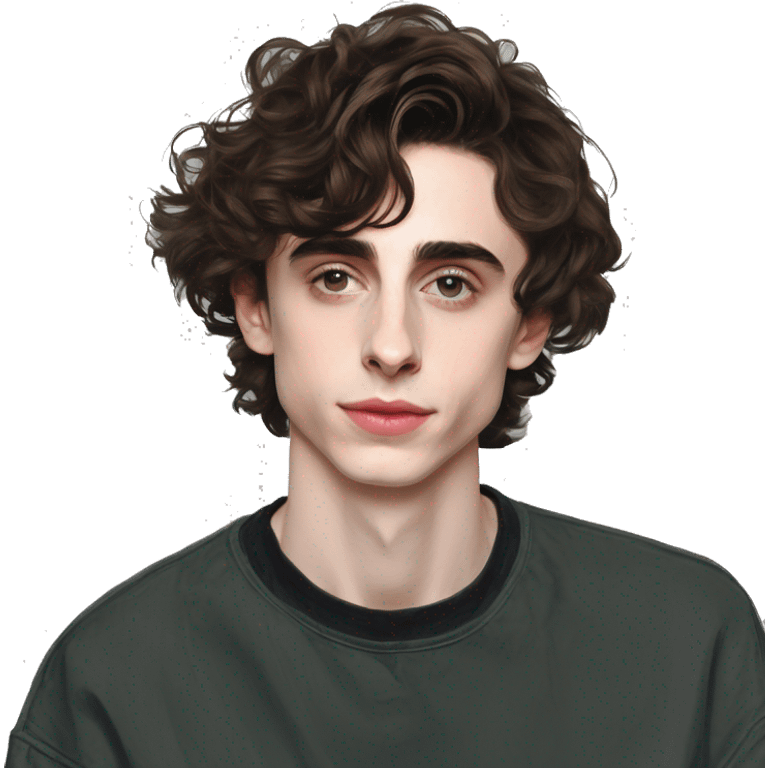 Feminine Timothee Chalamet	Androgynous short hair, thrift store fashion	British, actor, artsy	Artsy, philosophical, patient emoji