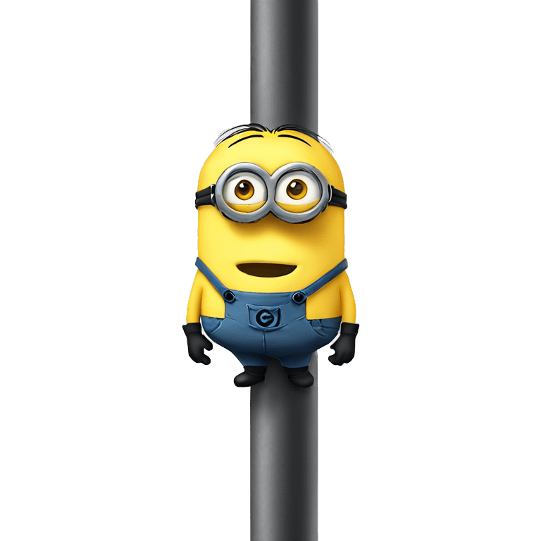 Minion on pole emoji