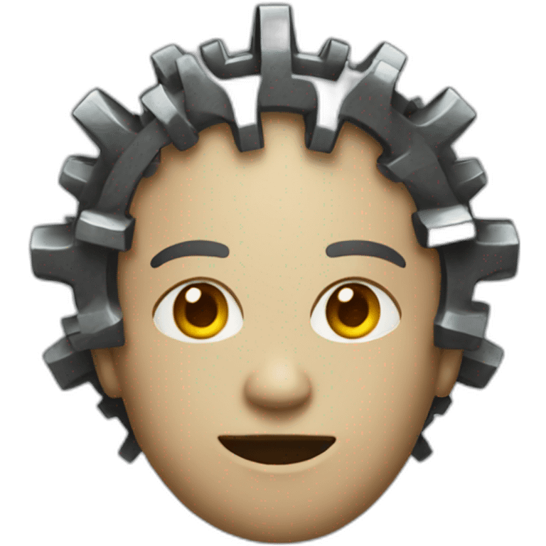 Gears Head person emoji