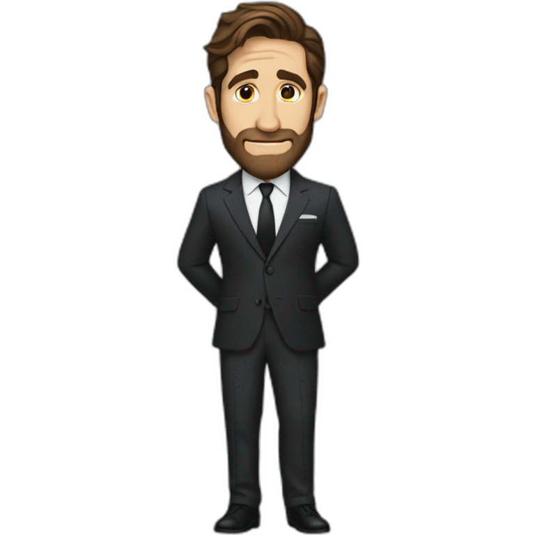 jake gyllenhaal wearing suit emoji