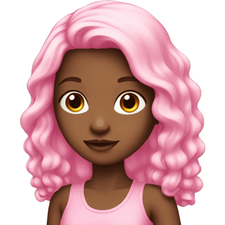 Pink pretty girl emoji