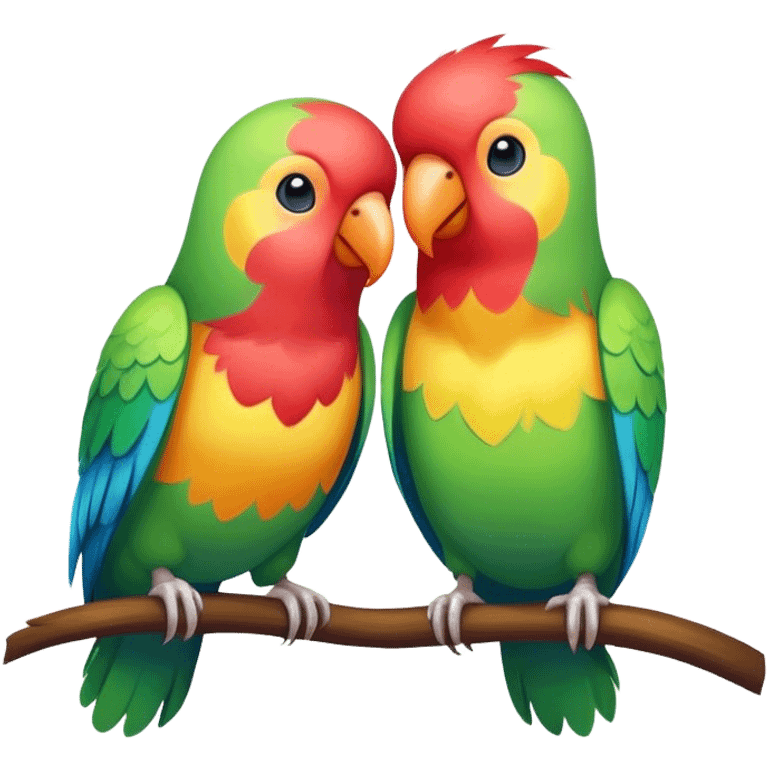 Lovebirds emoji