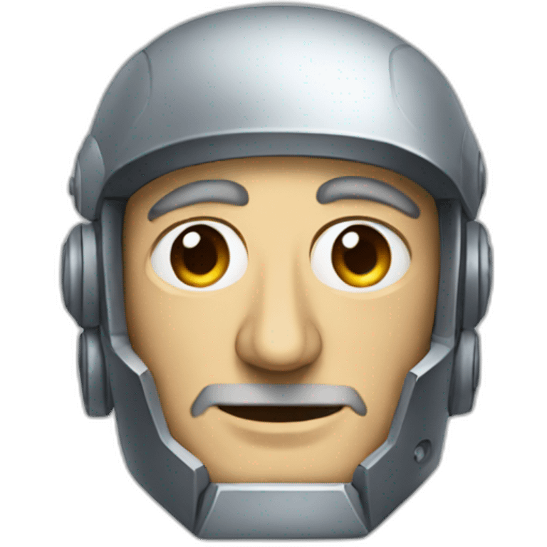 Robot looks like robert de niro emoji