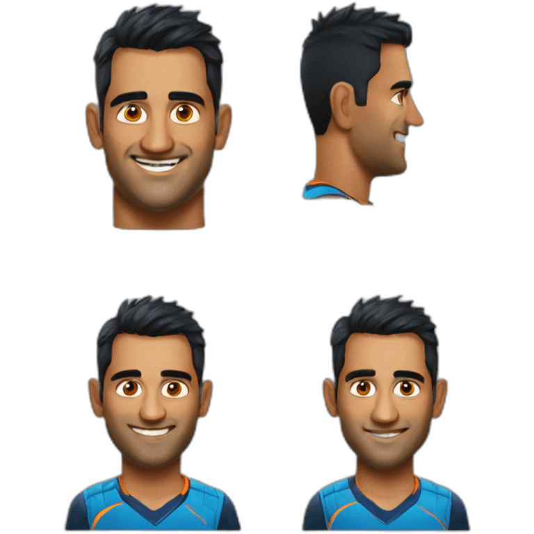 Ms Dhoni emoji