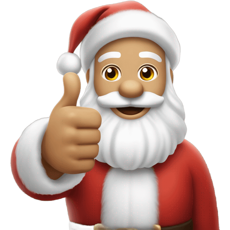 Thumbs up Santa Claus ￼ emoji