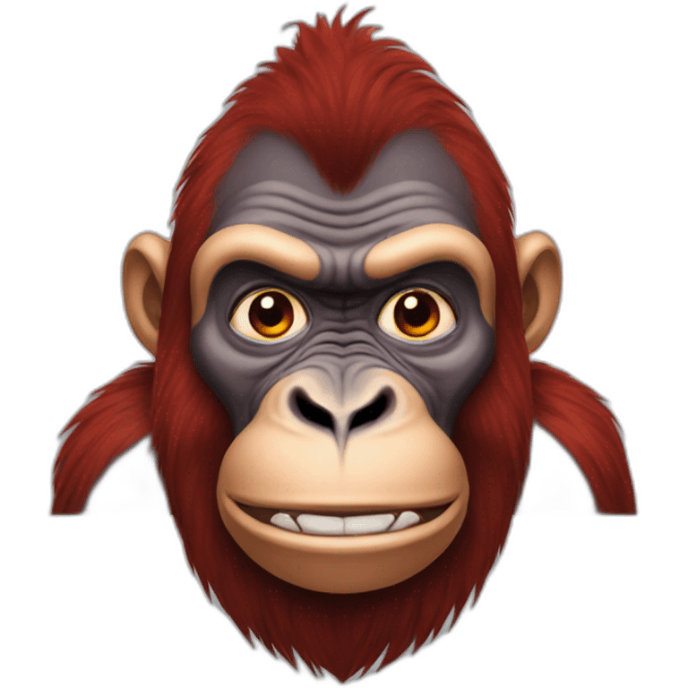 red gorilla emoji