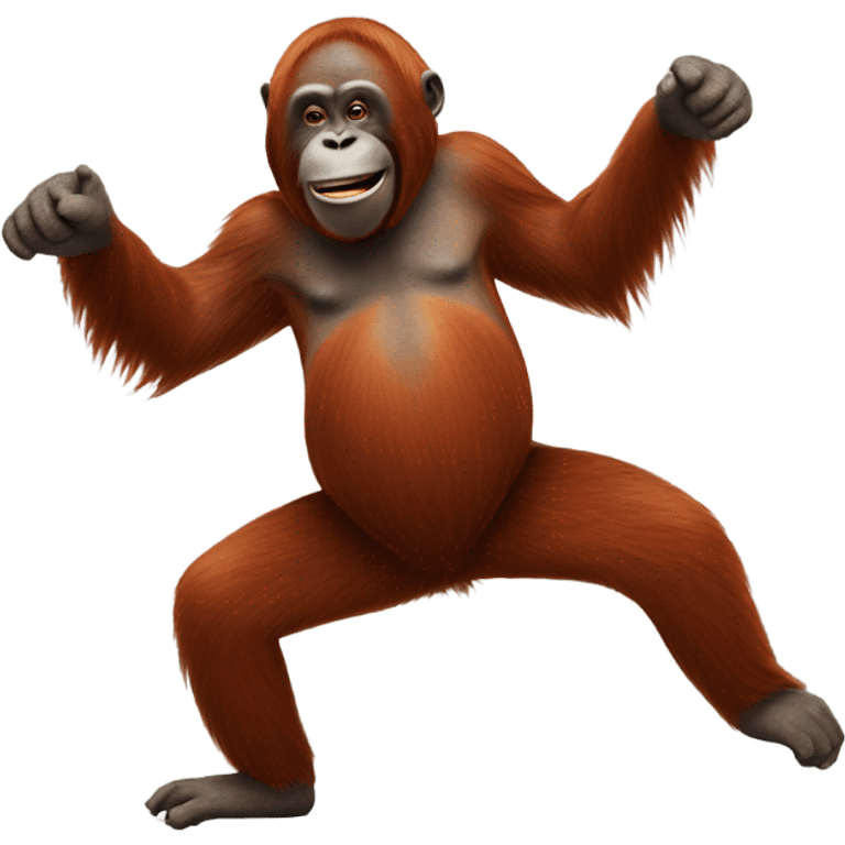 Dancing Orangutan  emoji