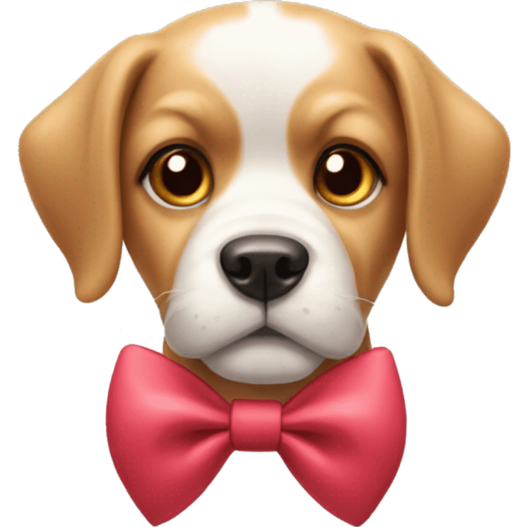 dog with bow emoji