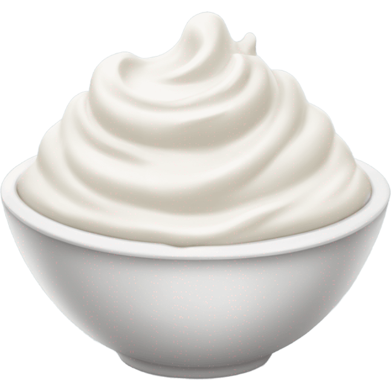 milk cream in bowl emoji