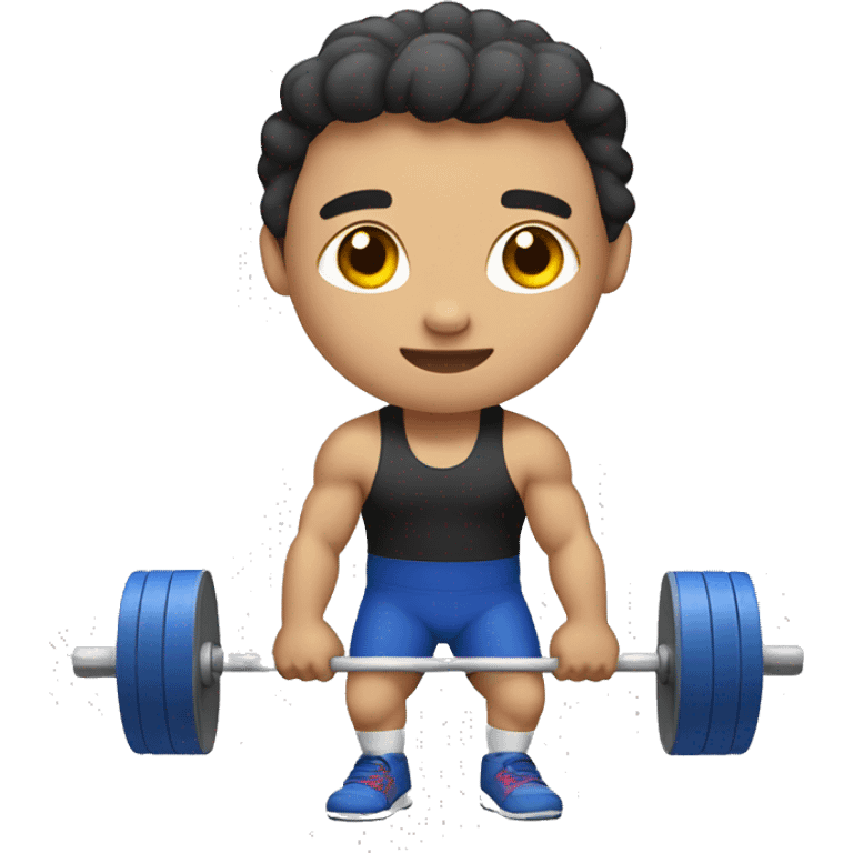 weightlifting, filipino, light-skinned emoji