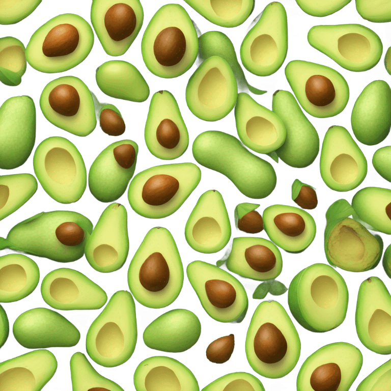 avocado making photo emoji