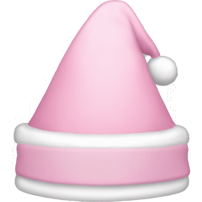 light pink santa hat emoji