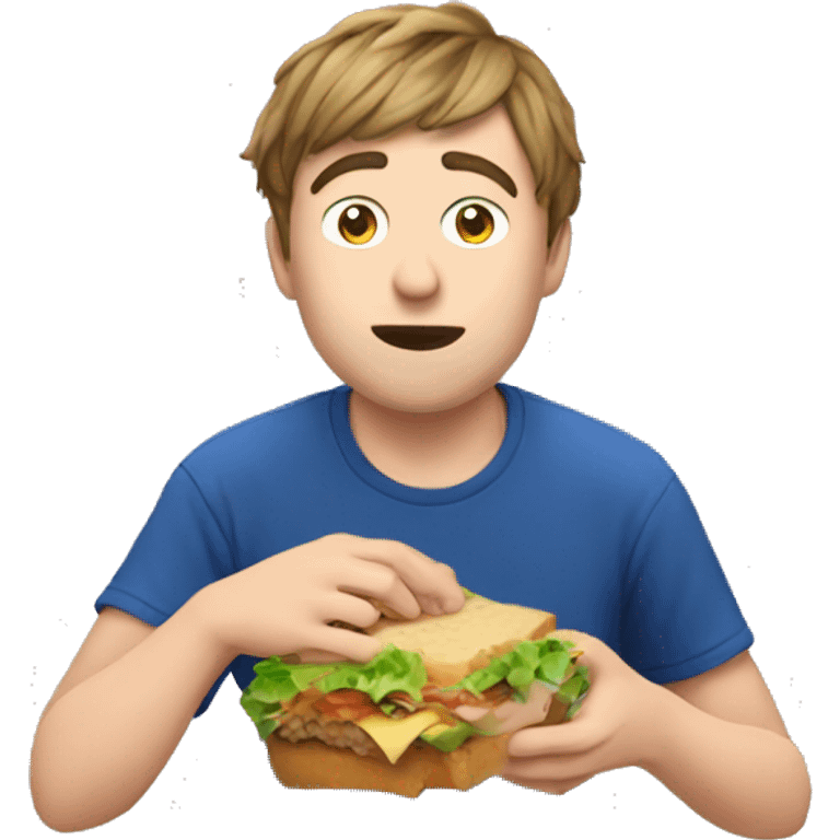 mrbeast eating lunchly  emoji