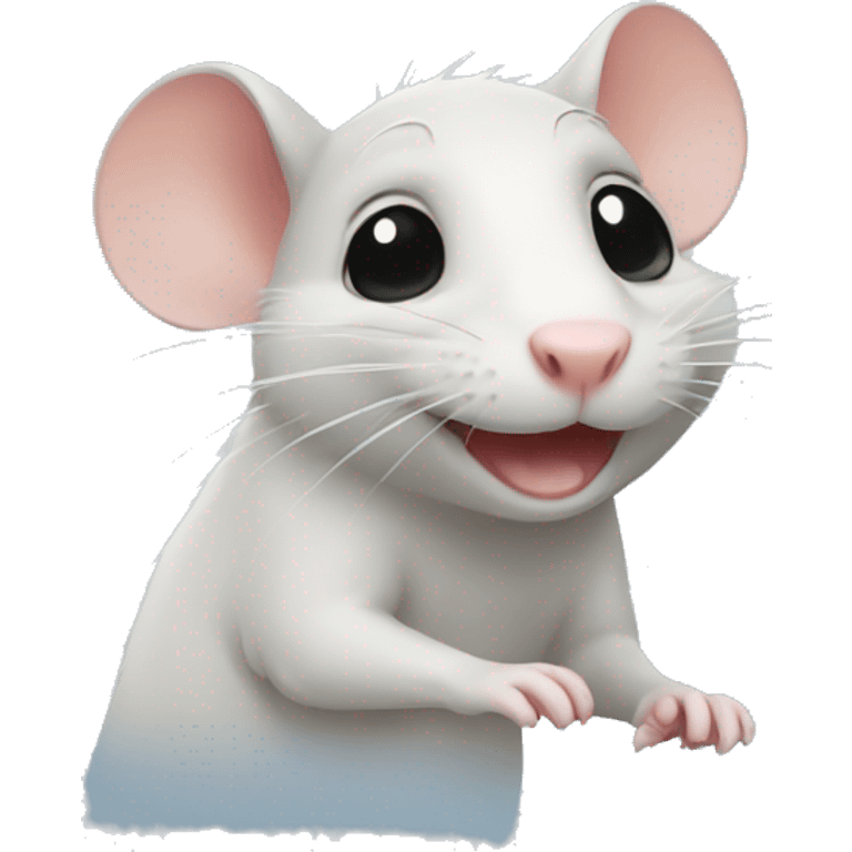 Happy rat fsnging emoji