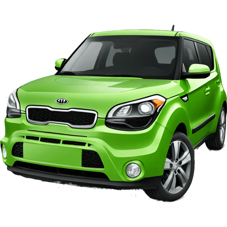 Green Kia Soul emoji