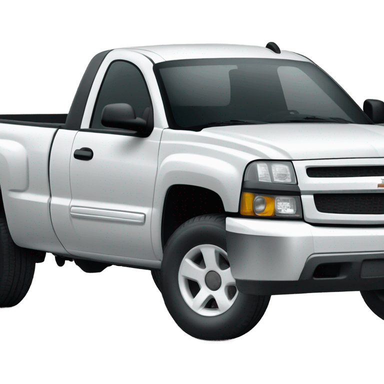 2004 Chevy truck white  emoji