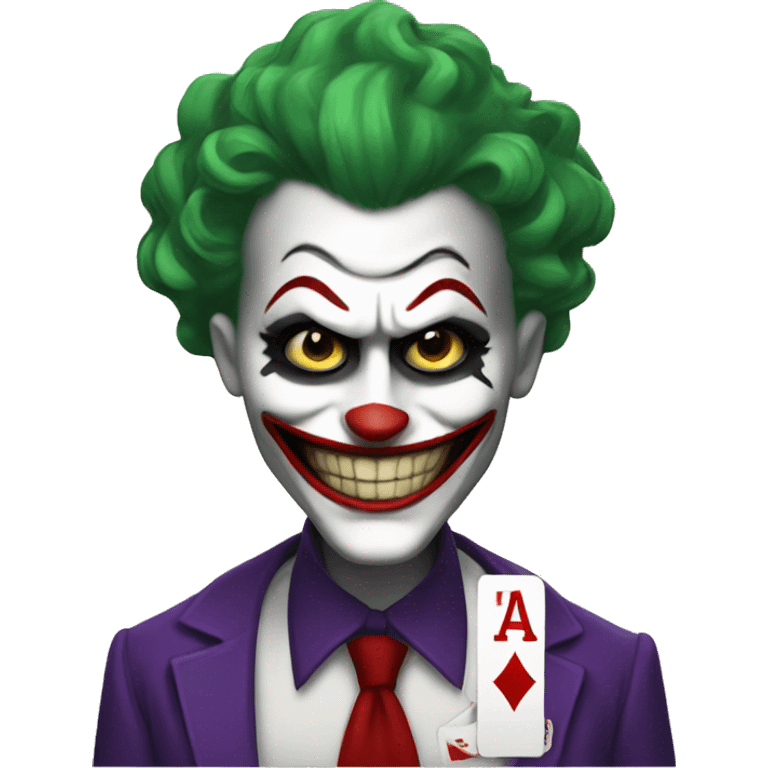 Black joker card emoji