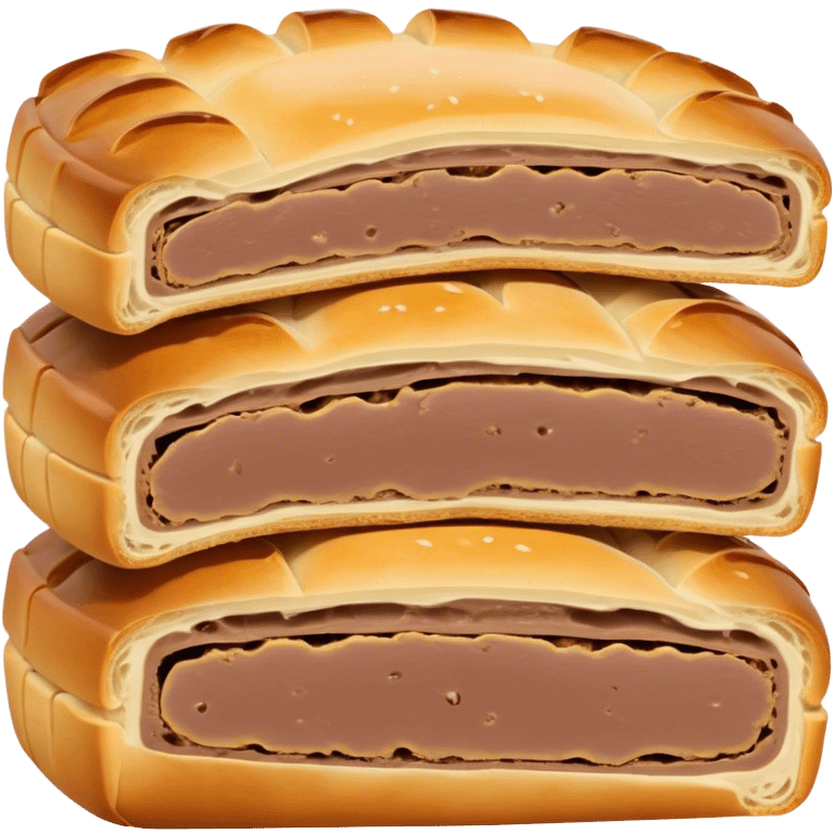 Tranche de pâté en croûte emoji