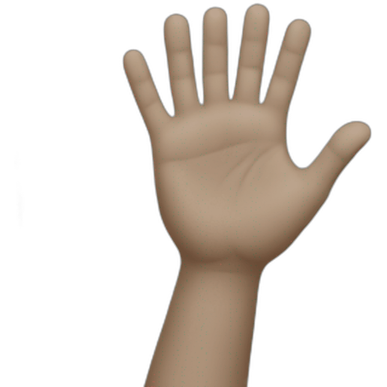 hand-wave emoji