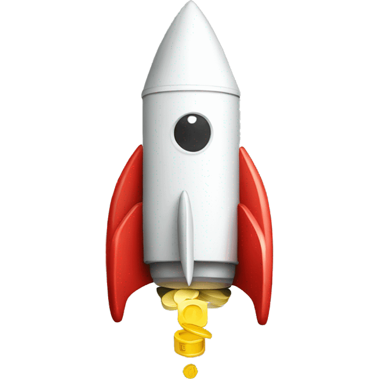 rocket with money emoji