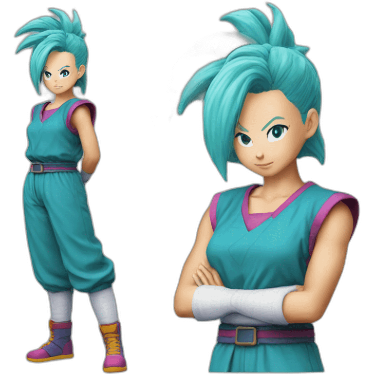 bulma dragon ball emoji