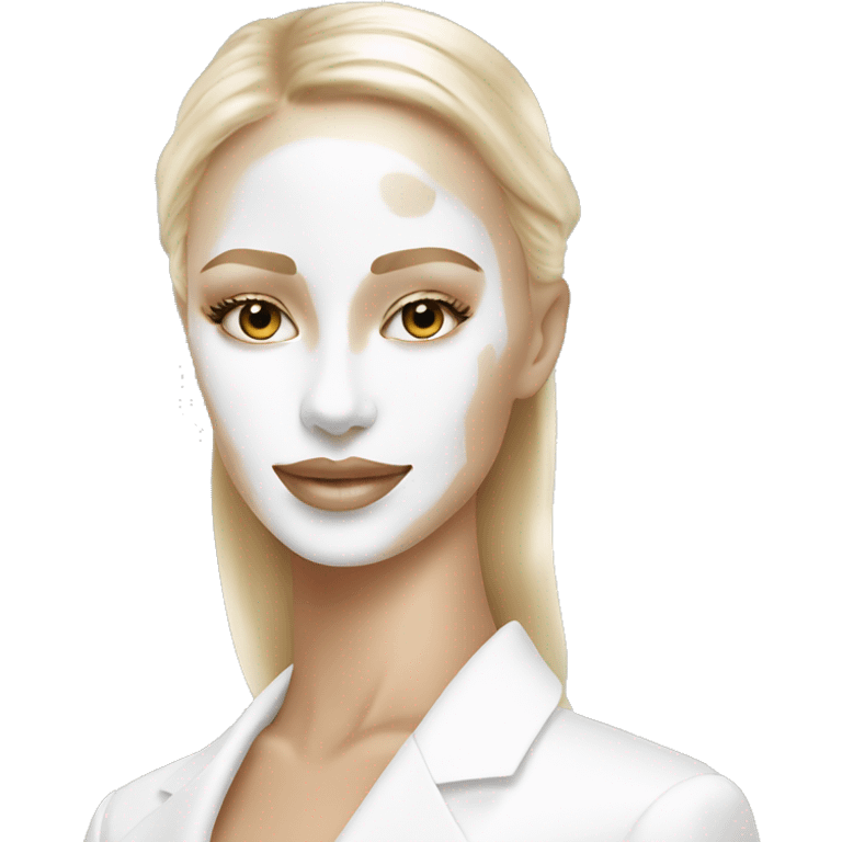 Dior white and gold skin care  emoji