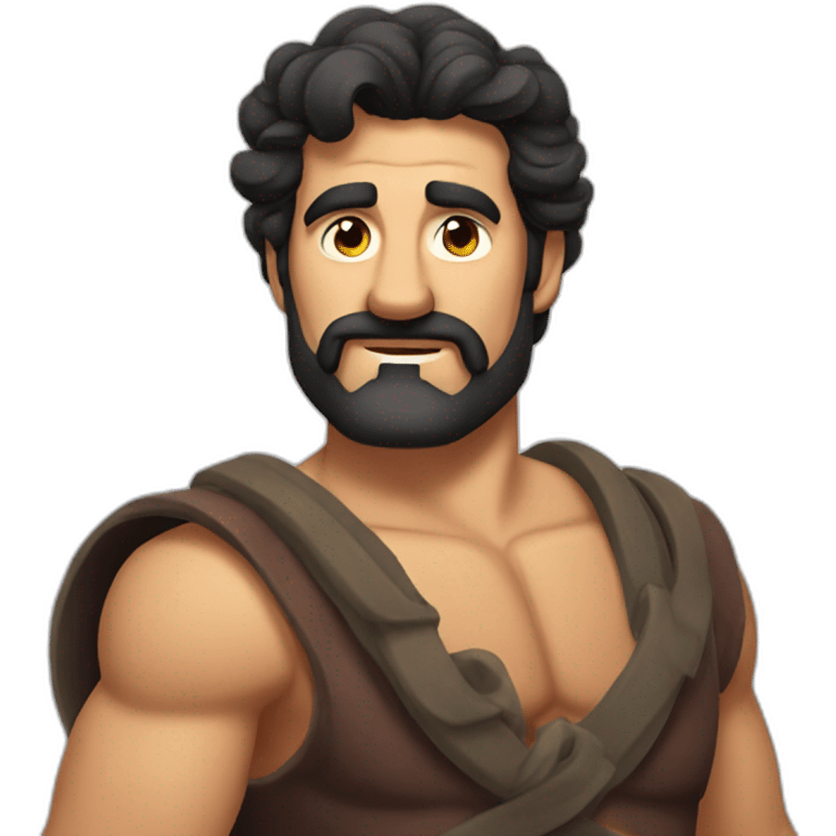 Hercule Disney with just upper body emoji