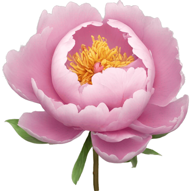 Pastell peony emoji