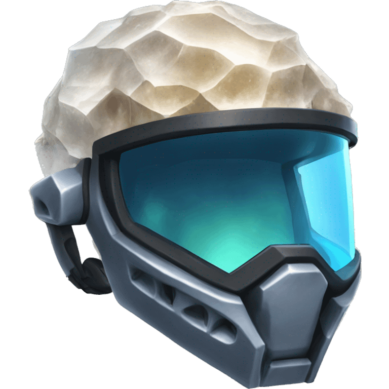 crystal geode helmet emoji