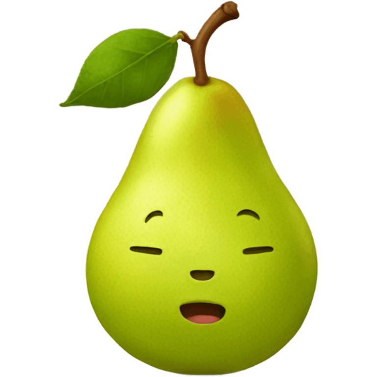 round pear emoji