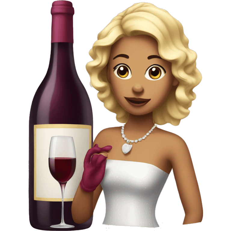 wine coquette emoji