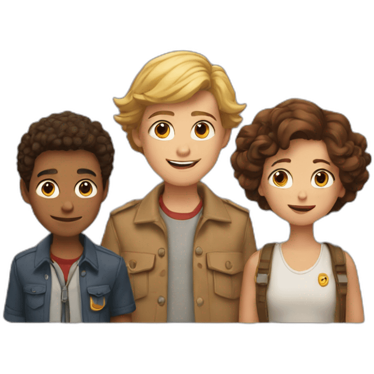 ben-with-millie-with-cole-with-scout emoji