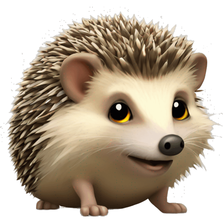 hedgehog with swag and ciggarete emoji