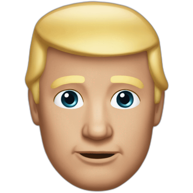 Bald Donald trump emoji